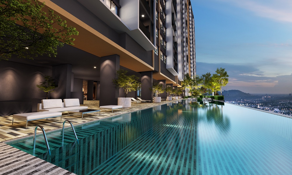 Swimming pool at D'Evia Residences